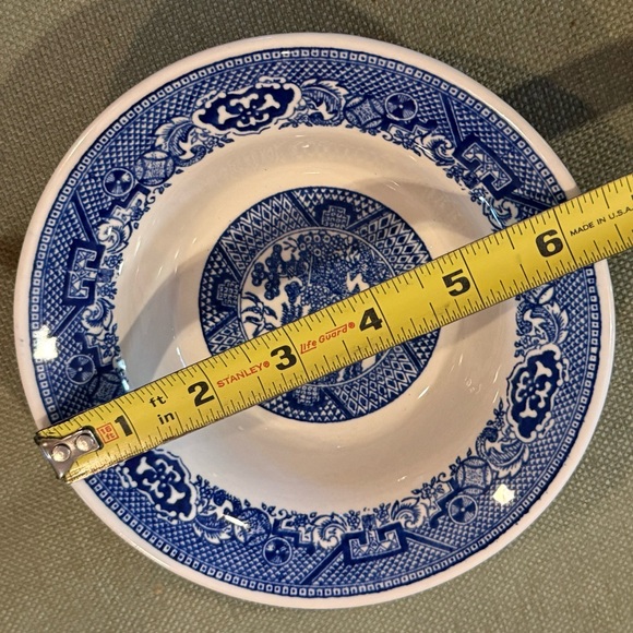 Willow Ware by Royal China Cereal Bowl - 6 1/4"D x 1 1/2"H - Picture 3 of 5